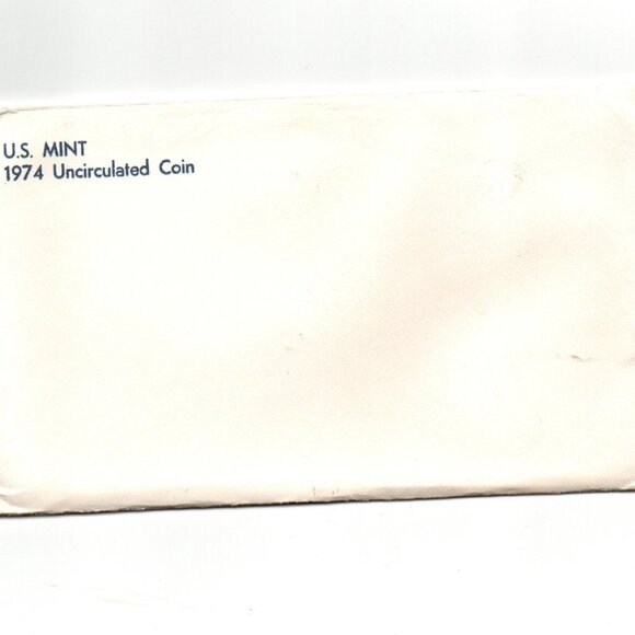 1974 US Mint Uncirculated Coin Set.. 12 Coin Set.. In Original US Mint Packaging - Picture 3 of 3